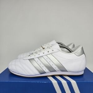New Adidas Taekwondo Lace 'White Silver Metallic Gum' Women's Shoes Size 8